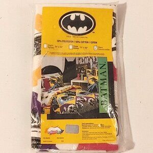 VINTAGE BATMAN PILLOW SHAM Brand new in package 1992 CATWOMAN PENGUIN BATMOBILE